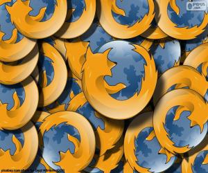 пазл Mozilla Firefox логотип